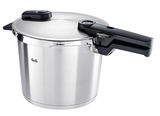 Schnellkochtopf Vitaquick 6 l aus Edelstahl, seitliche Perspektive