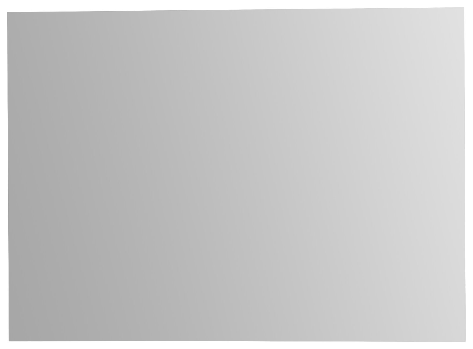 Rechteckiger Spiegel in Frontalansicht