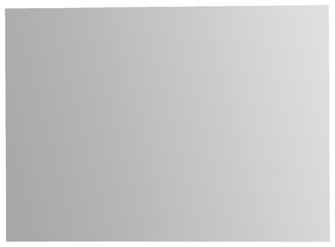 Dieter Knoll Spiegel CORTINA Rechteckiger Spiegel in Frontalansicht