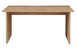 Moderner Schreibtisch aus Holz in Frontalansicht
