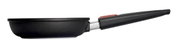 Gusspfanne 20cm Nowo Titanium, Seitenansicht mit langem Griff
