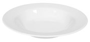 Wit soepbord Rondo/Liane 22 cm, zijaanzicht