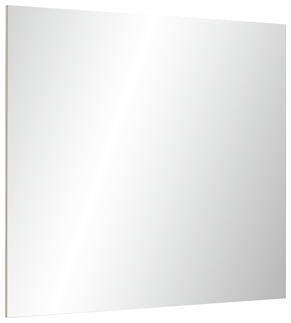 Rechteckiger Spiegel in schräger Perspektive