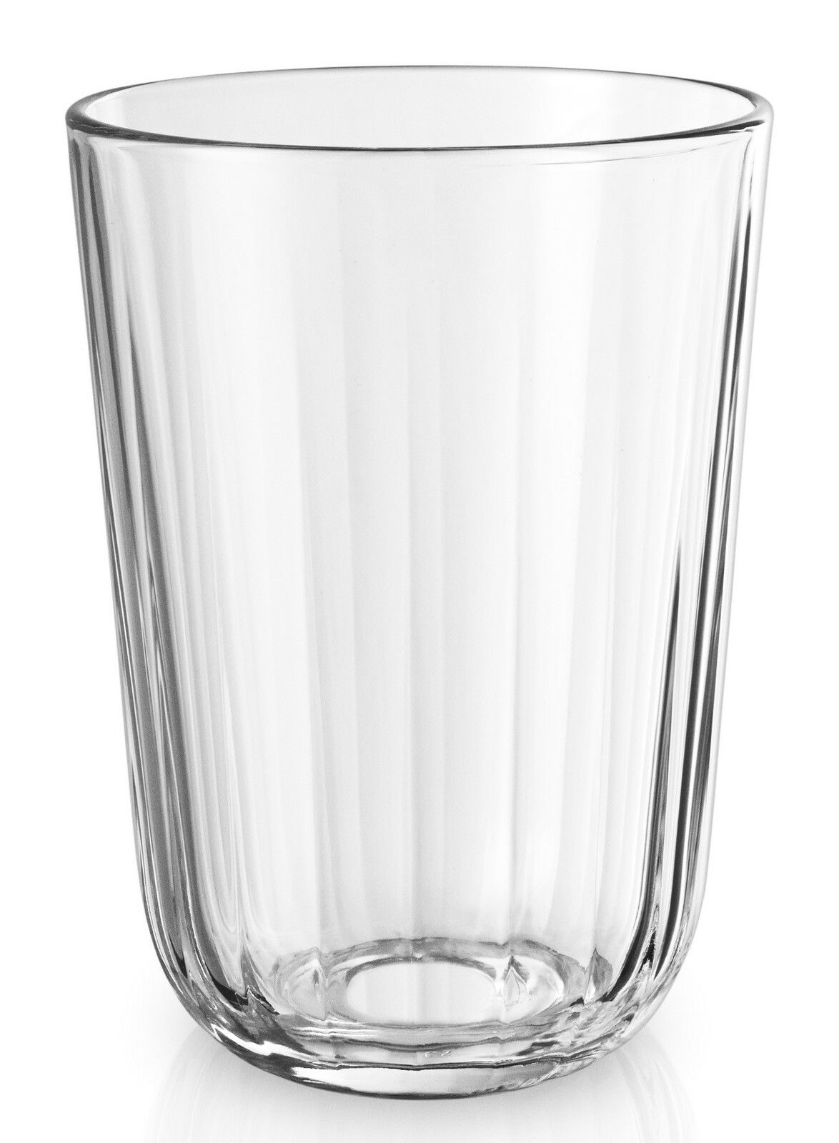 Facettenglas mit 34 cl Fassungsvermögen, seitliche Perspektive