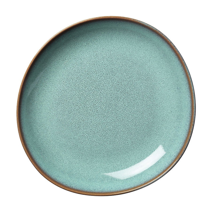 Obstschale Lave 600ml in Türkis, Draufsicht