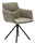 Musterring Sessel MR JUSTB! SP500 Moderner Sessel mit beigem Lederbezug und schwarzen Metallbeinen, seitliche Perspektive