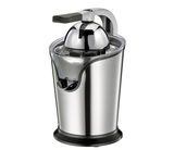 Elektrische Saftpresse Portofino aus Edelstahl, seitliche Perspektive