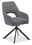 Set one by Musterring Armlehnstuhl SET ONE WINSTON Grauer Armlehnstuhl mit modernem Design, seitliche Perspektive