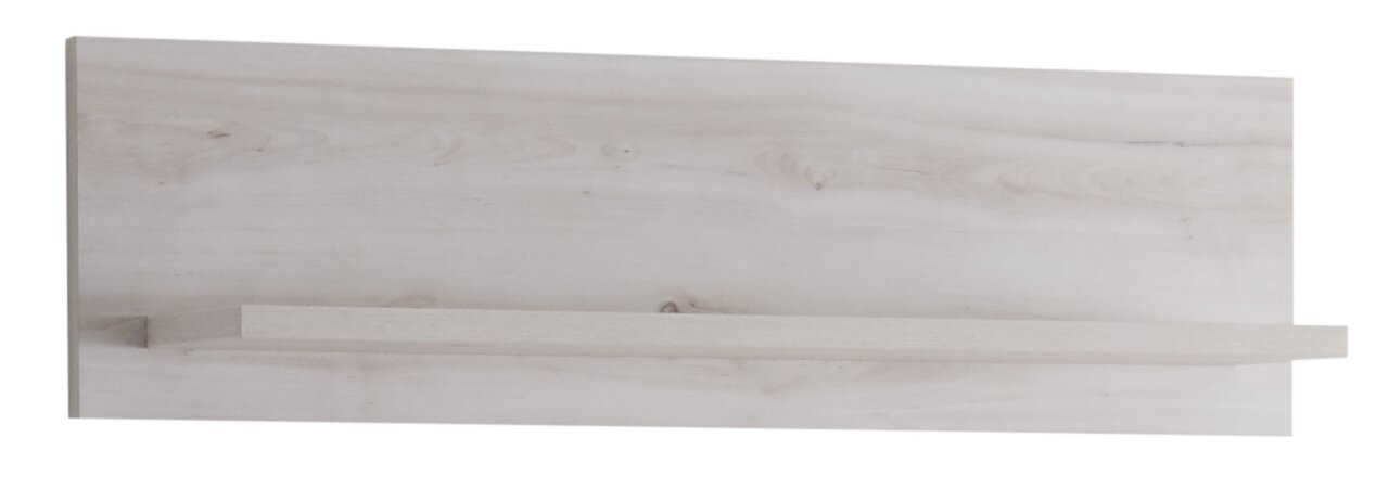 Wandboard aus hellem Holz in Frontalansicht
