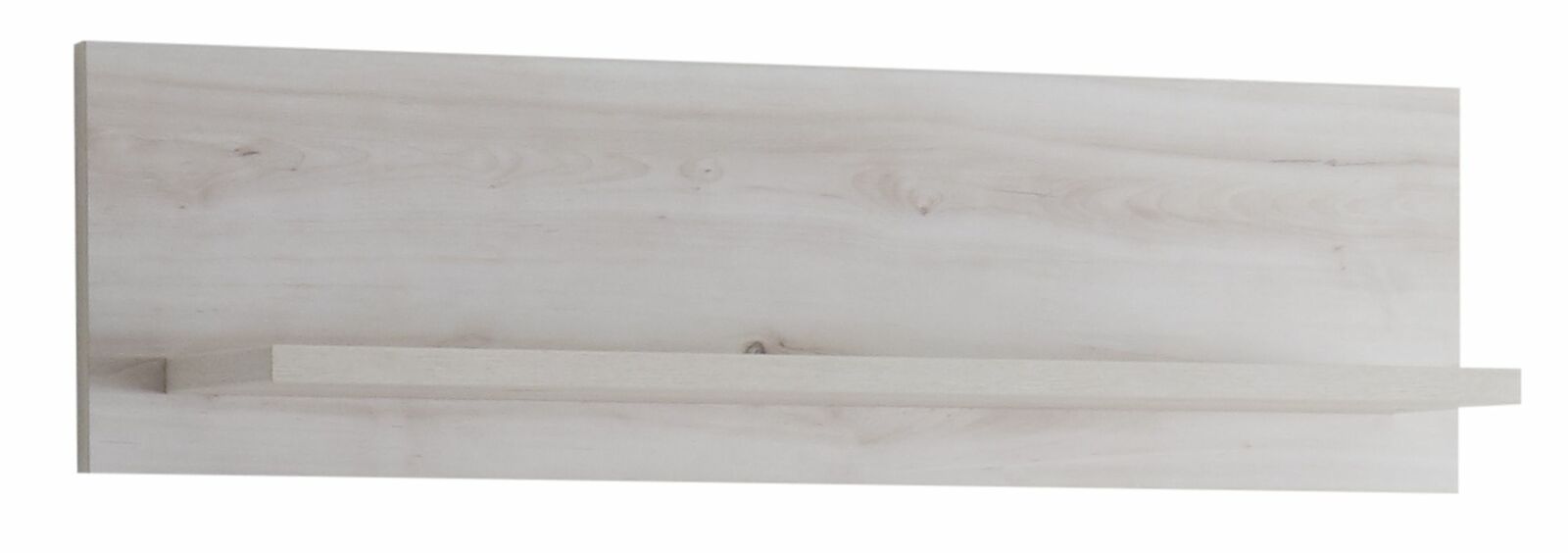 Wandboard aus hellem Holz in Frontalansicht