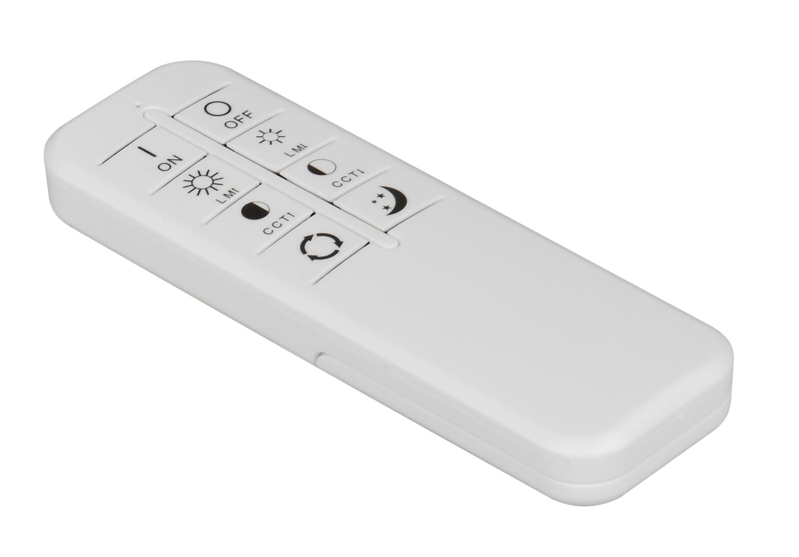 Trio Leuchten LED-plafondlamp RIVA Weiße Fernbedienung für LED-Deckenleuchte, Draufsicht