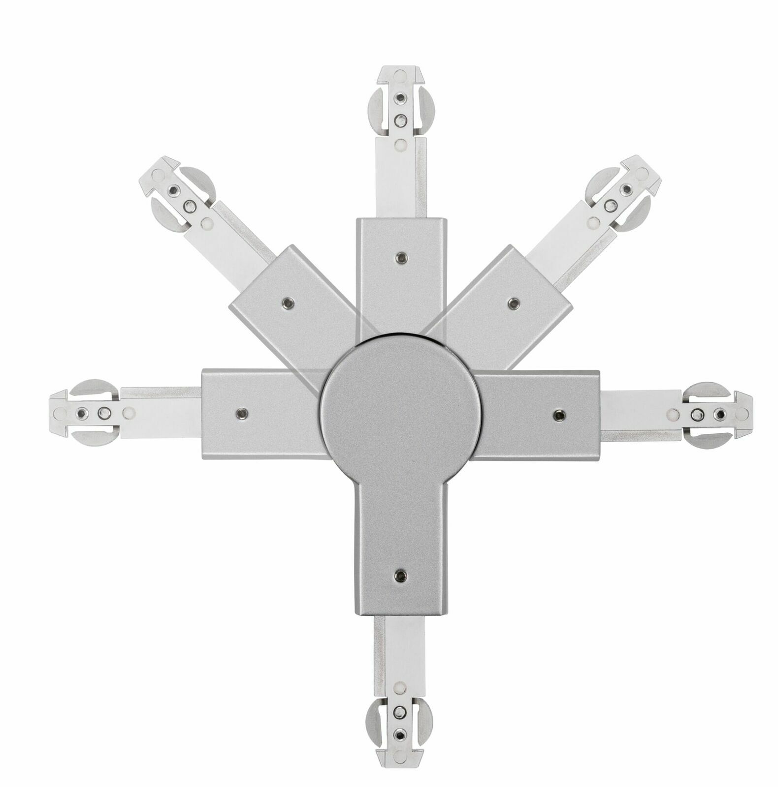 Gelenkverbinder in sternförmiger Anordnung, Ansicht von oben