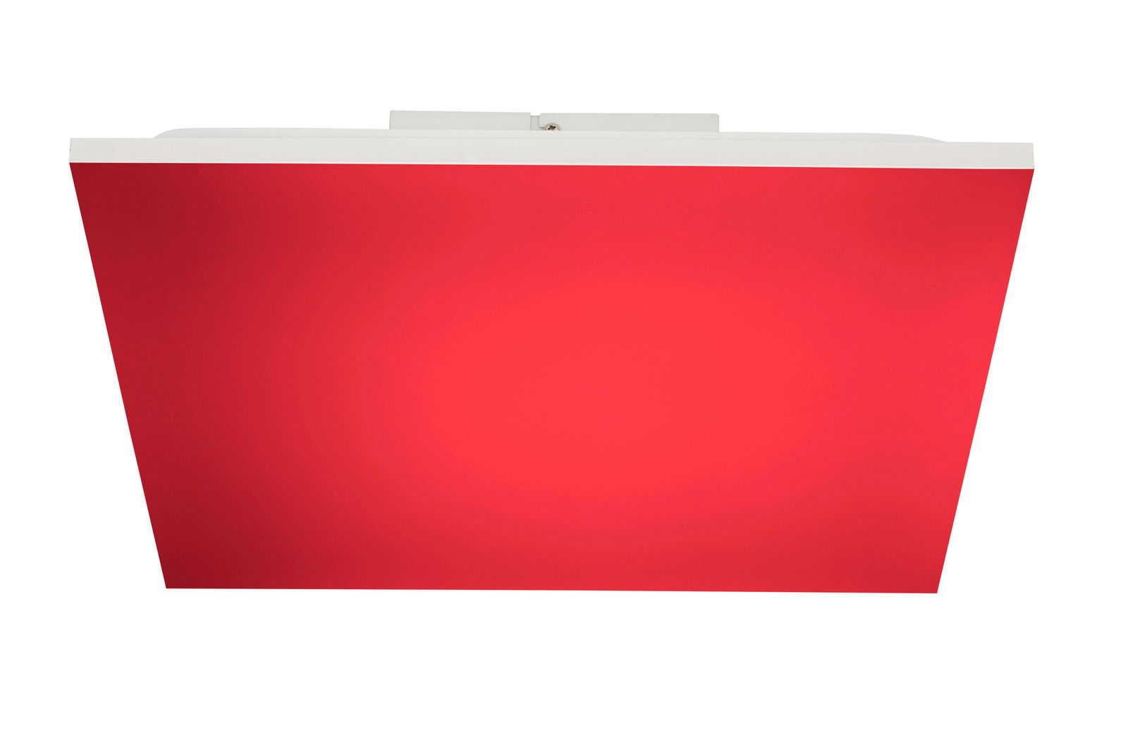 Rote LED-Deckenleuchte Talvi, Ansicht von unten