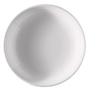 Weißer Suppenteller, 22 cm, Draufsicht