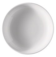 Weißer Suppenteller, 22 cm, Draufsicht