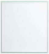 Rechteckiger Spiegel mit schmalem Rahmen, Frontalansicht