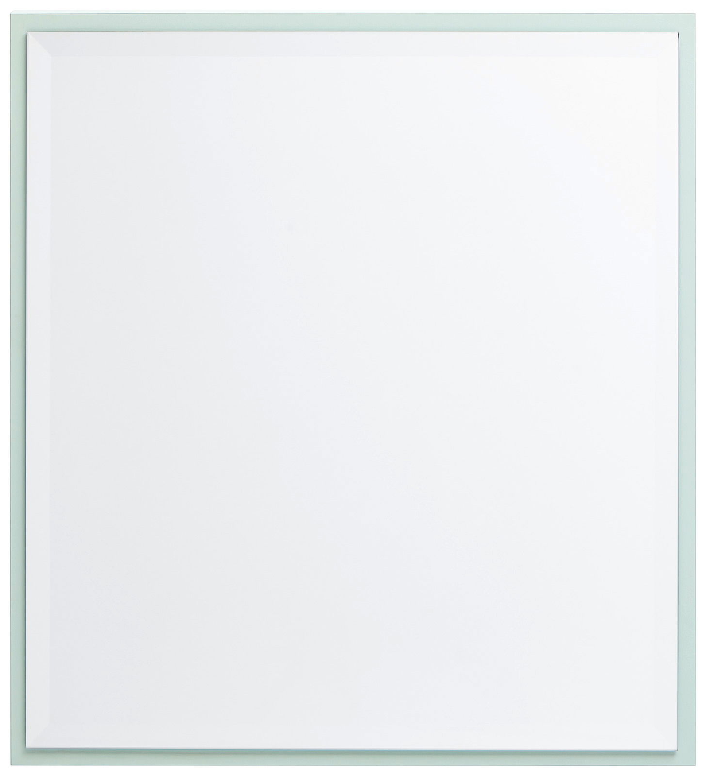 Rechteckiger Spiegel mit schmalem Rahmen, Frontalansicht