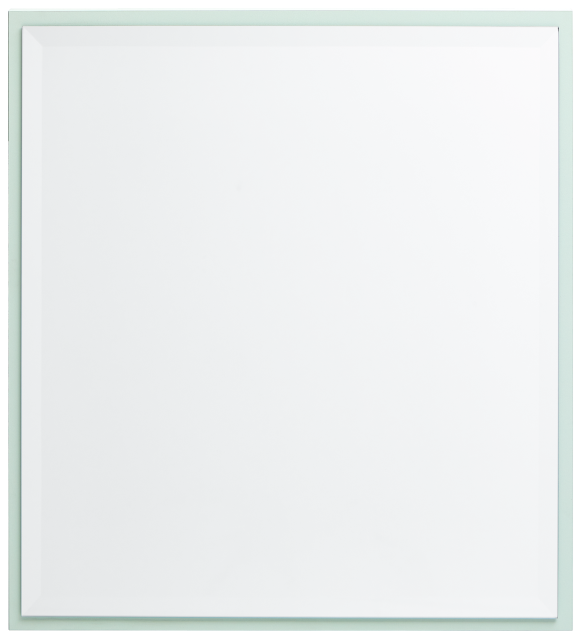 Rechteckiger Spiegel mit schmalem Rahmen, Frontalansicht