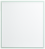 Rechteckiger Spiegel mit schmalem Rahmen, Frontalansicht