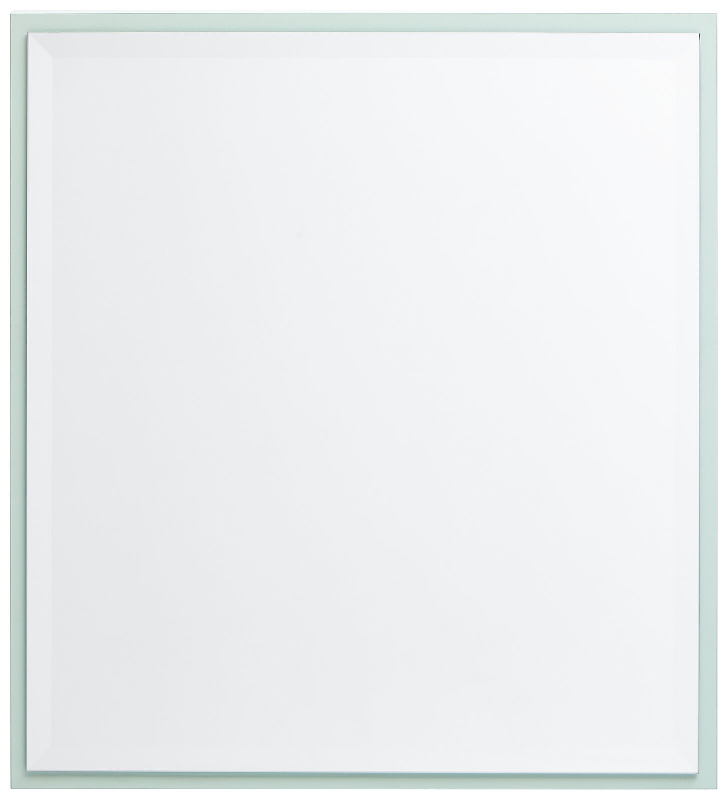 Rechteckiger Spiegel mit schmalem Rahmen, Frontalansicht