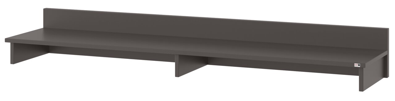 Set one by Musterring TV-Aufsatz TACOMA TV-Aufsatz in dunklem Holzton, seitliche Perspektive