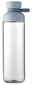 Mepal Trinkflasche Nordic Blue VITA Transparente Trinkflasche mit blauem Deckel, seitliche Ansicht