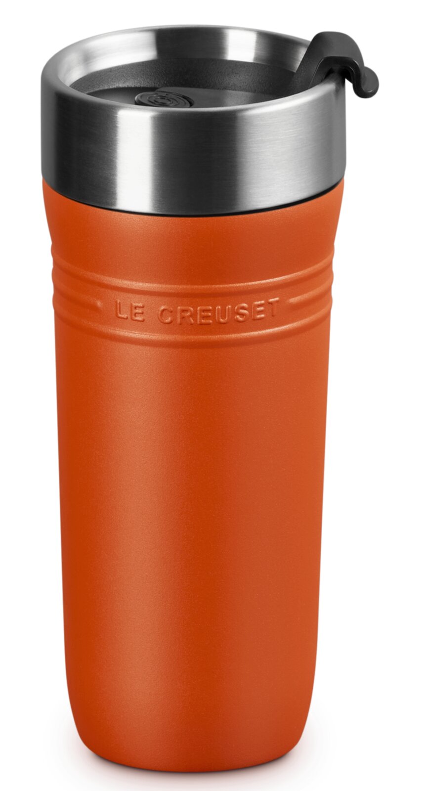 Thermobecher 350ml in Ofenrot von Le Creuset, Vorderansicht