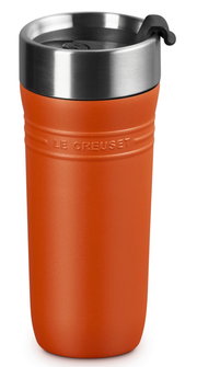 Thermobecher 350ml in Ofenrot von Le Creuset, Vorderansicht