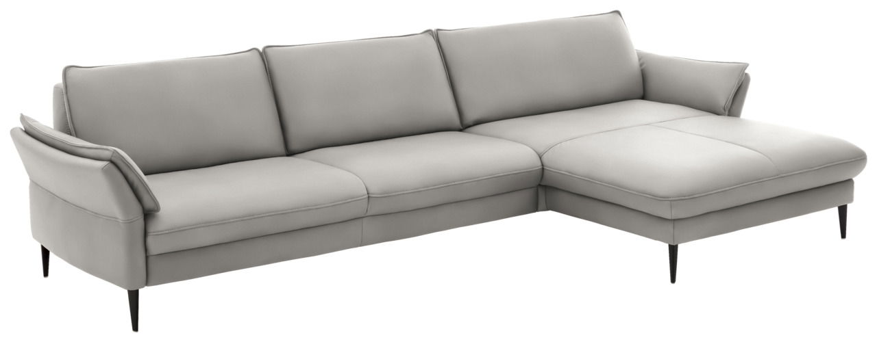 Graue Longchairkombination Valdera BERN, perspektivisch von vorne rechts fotografiert.