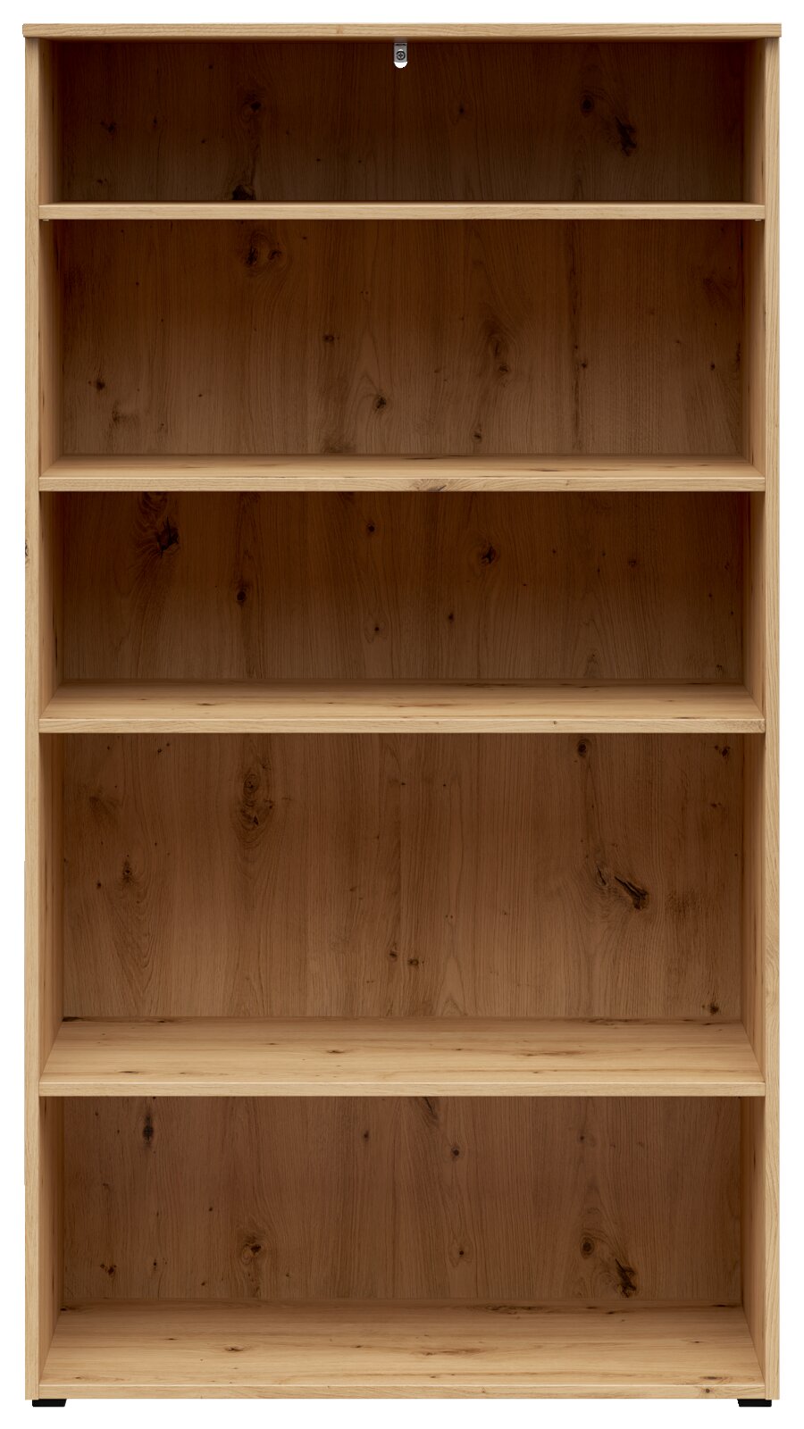 Carryhome Plank MULTISTAURAUM Holzregal mit fünf Einlegeböden, frontale Ansicht