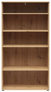 Holzregal mit fünf Einlegeböden, frontale Ansicht