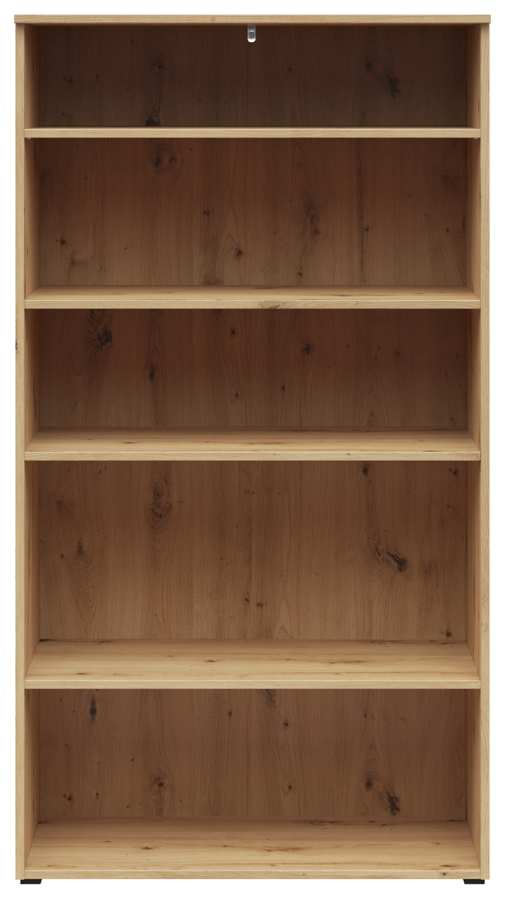 Carryhome Regal MULTISTAURAUM Holzregal mit fünf Einlegeböden, frontale Ansicht