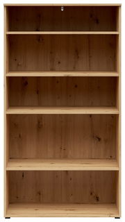 Holzregal mit fünf Einlegeböden, frontale Ansicht