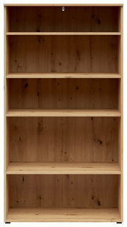 Holzregal mit fünf Einlegeböden, frontale Ansicht