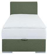 Boxbett 90 in Grün, Frontalansicht