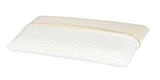Nackenstützkissen 70 x 35 cm in Seitenansicht, mit perforierter Oberfläche und abnehmbarem Bezug.