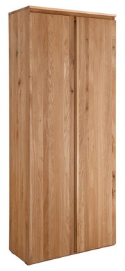 Holz-Aktenschrank in natürlicher Holzoptik, Frontalansicht
