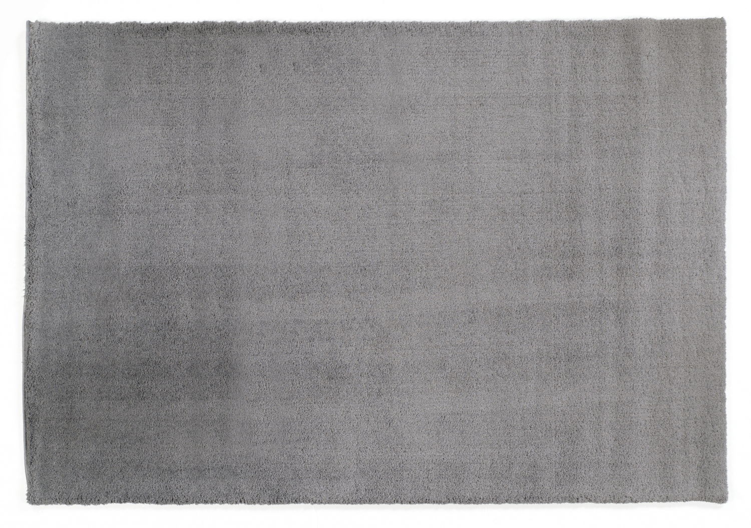 Grauer Teppich Soft Dream in der Größe 200x290cm, Draufsicht