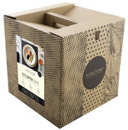 Verpackung des 12-teiligen Tellersets Eclipse Day von Arthur Krupp, schräg von oben fotografiert.