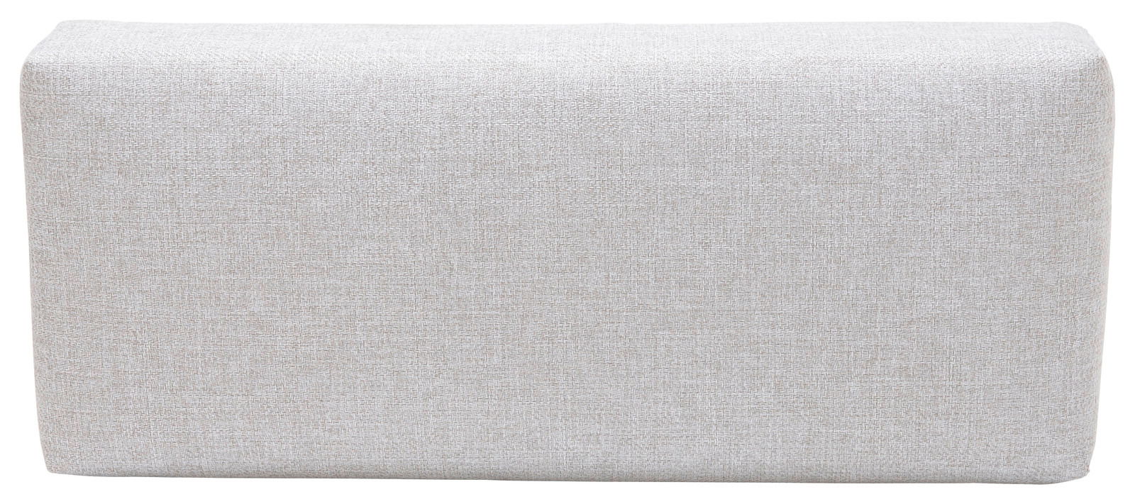 Beige gepolstertes Sofa-Element, Frontalansicht