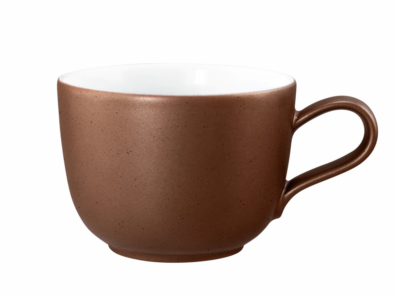 Seltmann Weiden Kaffeetasse LIBERTY BRONZE Bronzefarbene Kaffeetasse mit Henkel, seitliche Perspektive
