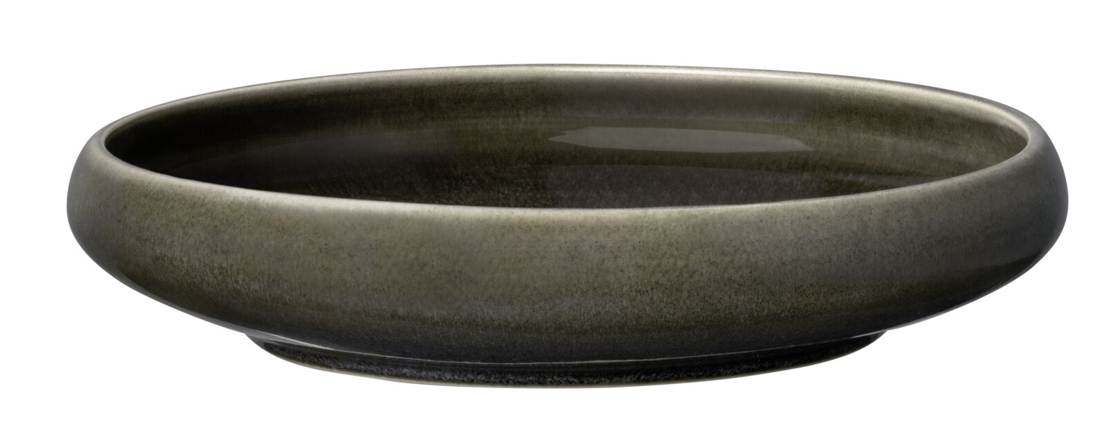 blomus Gourmetteller CANJU Gourmetteller in dunklem Pewter-Farbton, seitliche Perspektive