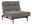 Grauer Funktionssessel Innovation Schlafsessel SPLITBACK, seitliche Perspektive
