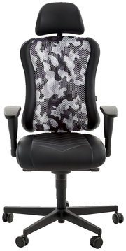 Gamingstuhl mit Camouflage-Muster, Vorderansicht