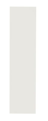 Weiße Deckenleuchte aus der Seitenperspektive