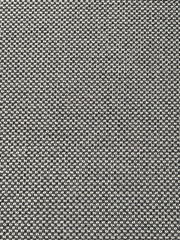 Nahaufnahme eines schwarz-weiß gemusterten Stoffes, der für eine Hochlehnerauflage verwendet wird.
