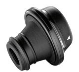 Schwarze Weinpumpe CAMPANIA, seitliche Perspektive