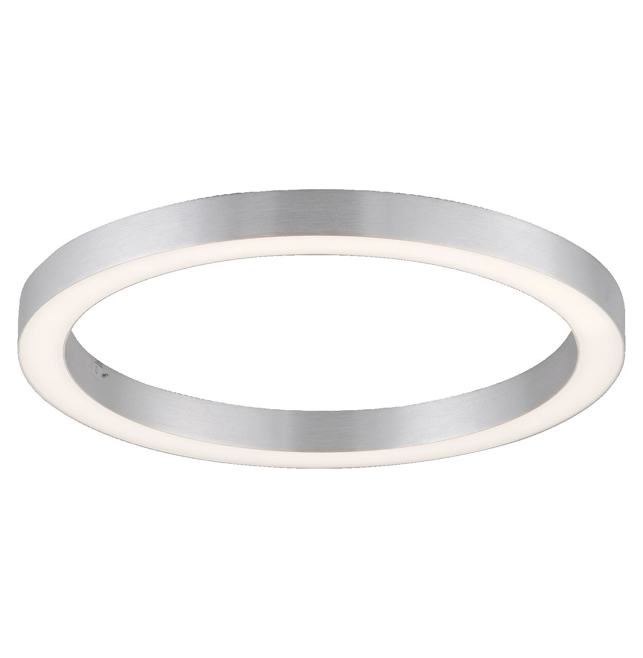 Neuhaus Pure Deckenleuchte PURE LINES ROUND Moderne runde Deckenleuchte aus Metall in seitlicher Perspektive