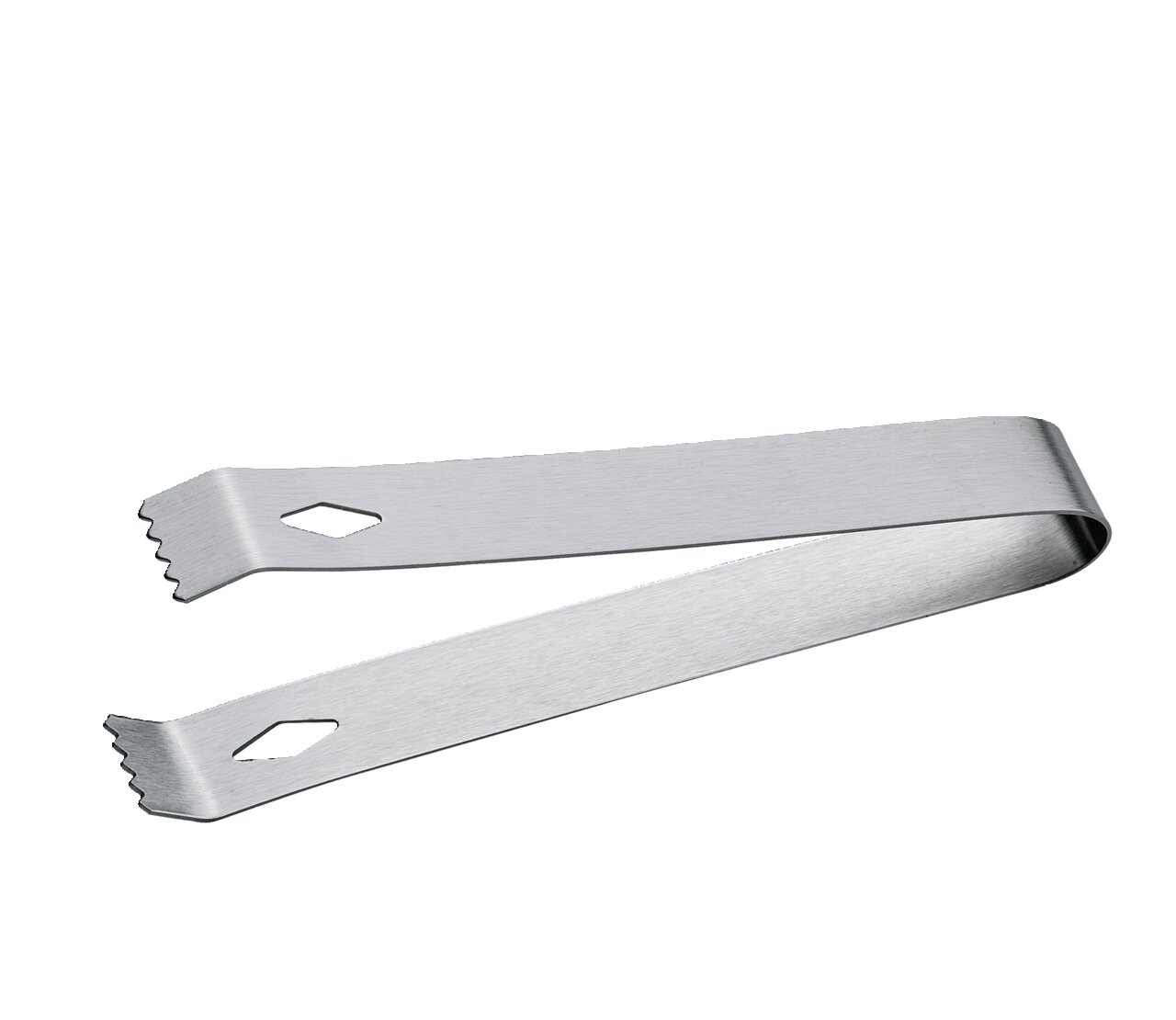 Edelstahl-Eiszange aus der Vogelperspektive