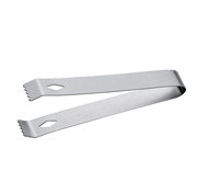 Edelstahl-Eiszange aus der Vogelperspektive